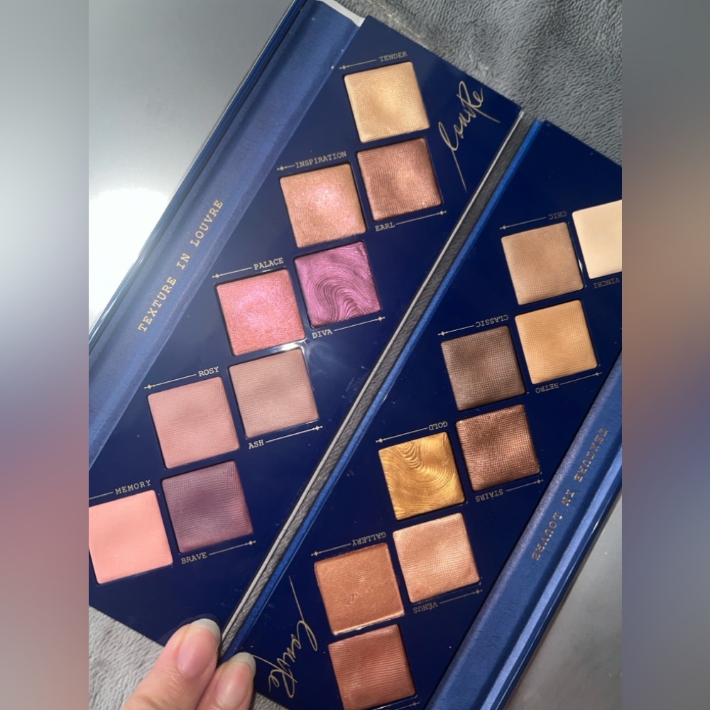 Marie Dalgar✖️Louvre limited eyeshadow palette, #1 Tender Rose+#2 Retro Mood